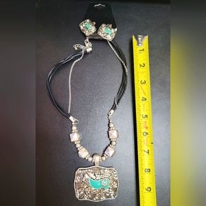 New Western Necklace/Earring Set